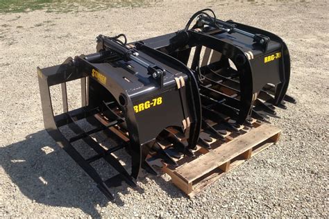 used skid steer attachments san antonio|used skid steer grapple attachment.